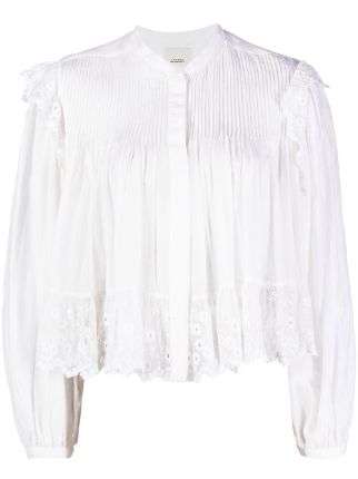 ISABEL MARANT フローラルレース ブラウス - Farfetch