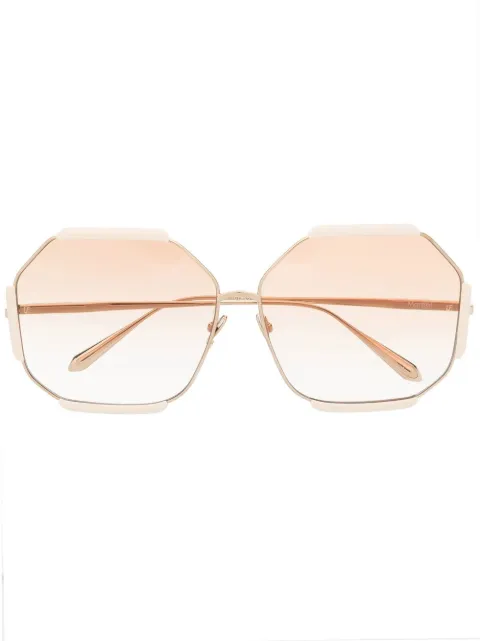 Linda Farrow Margot oversize-frame sunglasses