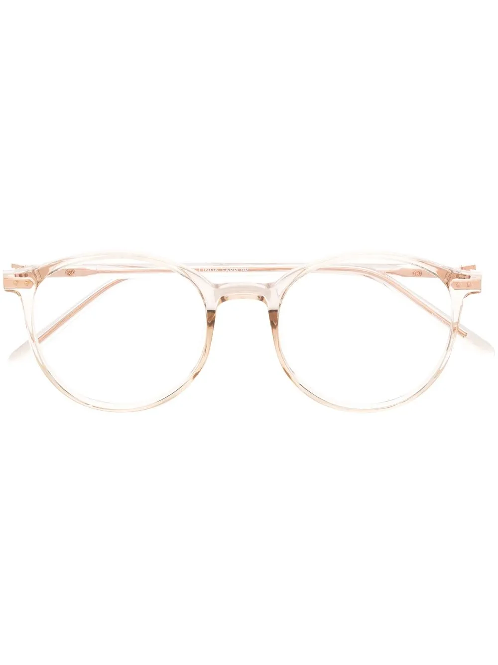 

Linda Farrow round-frame eyeglasses - White