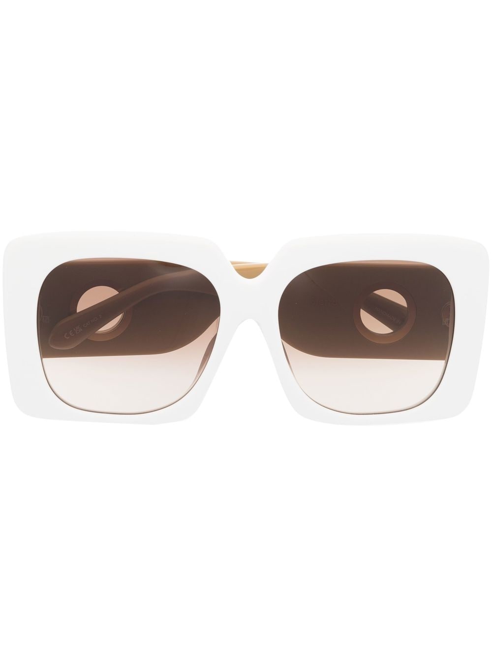 Amber D-frame sunglasses