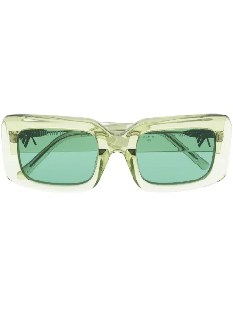 The Attico - transparent-frame sunglasses