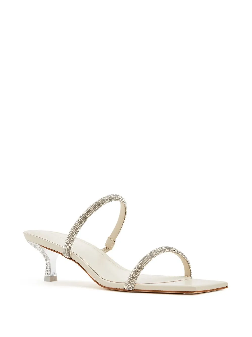 Cult Gaia Sandalen verfraaid met stras - Wit