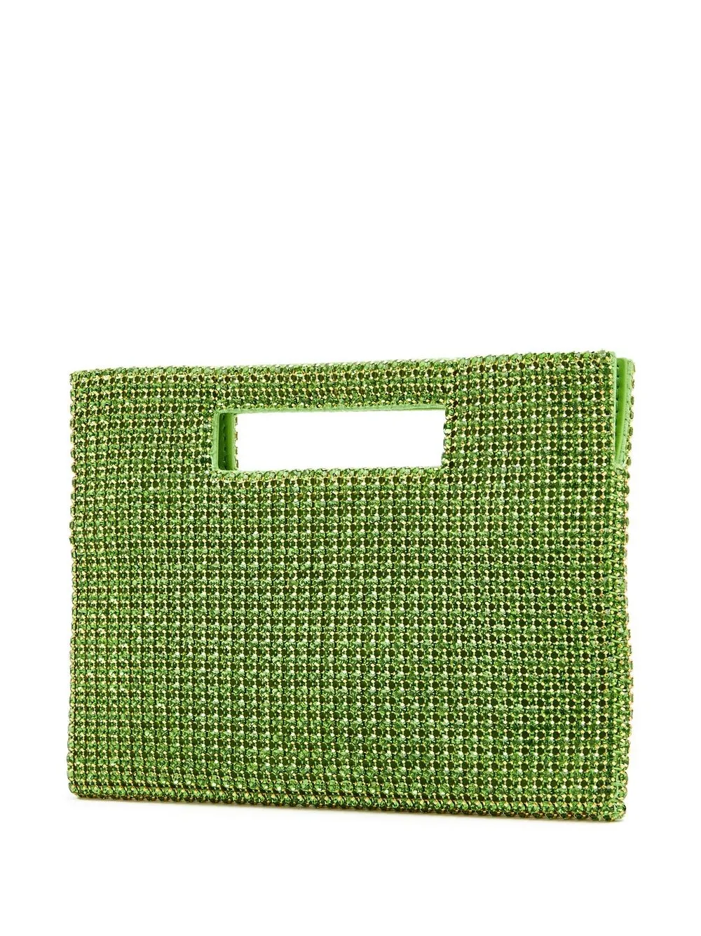 Cult Gaia Lucinda clutch met stras - Groen