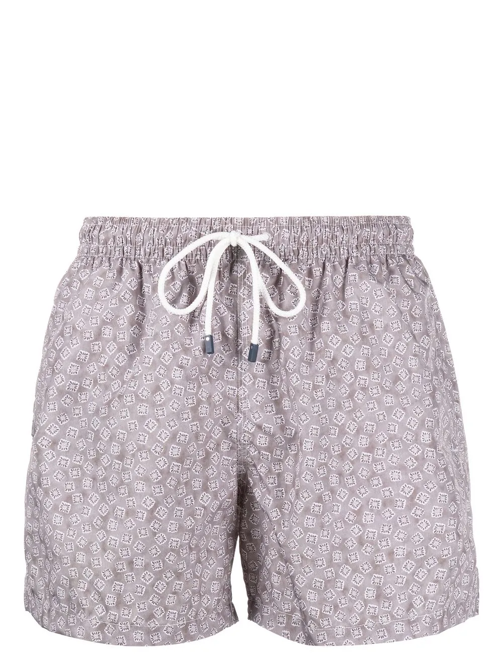 

Fedeli shorts de playa con estampado geométrico - Gris