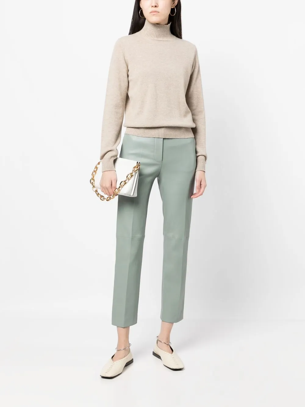 JOSEPH Slim-fit broek - Groen