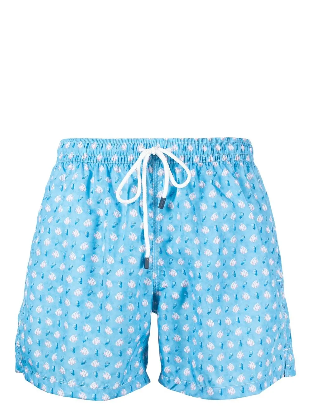 

Fedeli shorts de playa con peces estampados - Azul