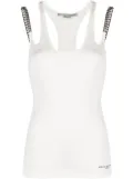 Stella McCartney Falabella-chain racerback vest top - White