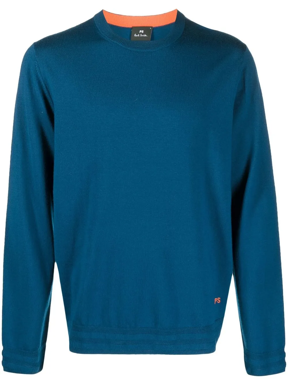 

PS Paul Smith merino wool crewneck jumper - Blue
