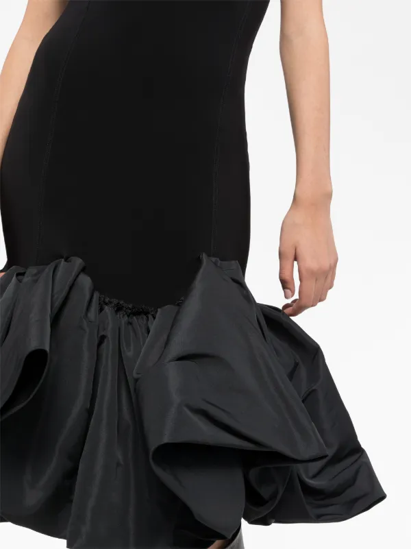 Midi dress store ruffle hem
