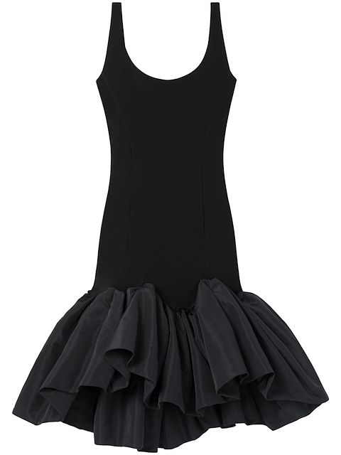AZ FACTORY x Lutz Huelle Lily ruffle-hem sleeveless midi dress