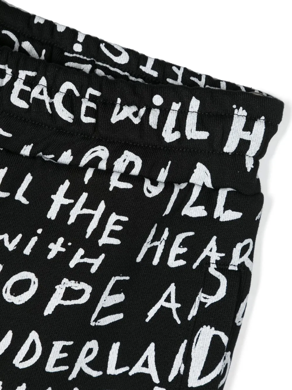 Balmain Cotton Graphic-print Shorts In Black