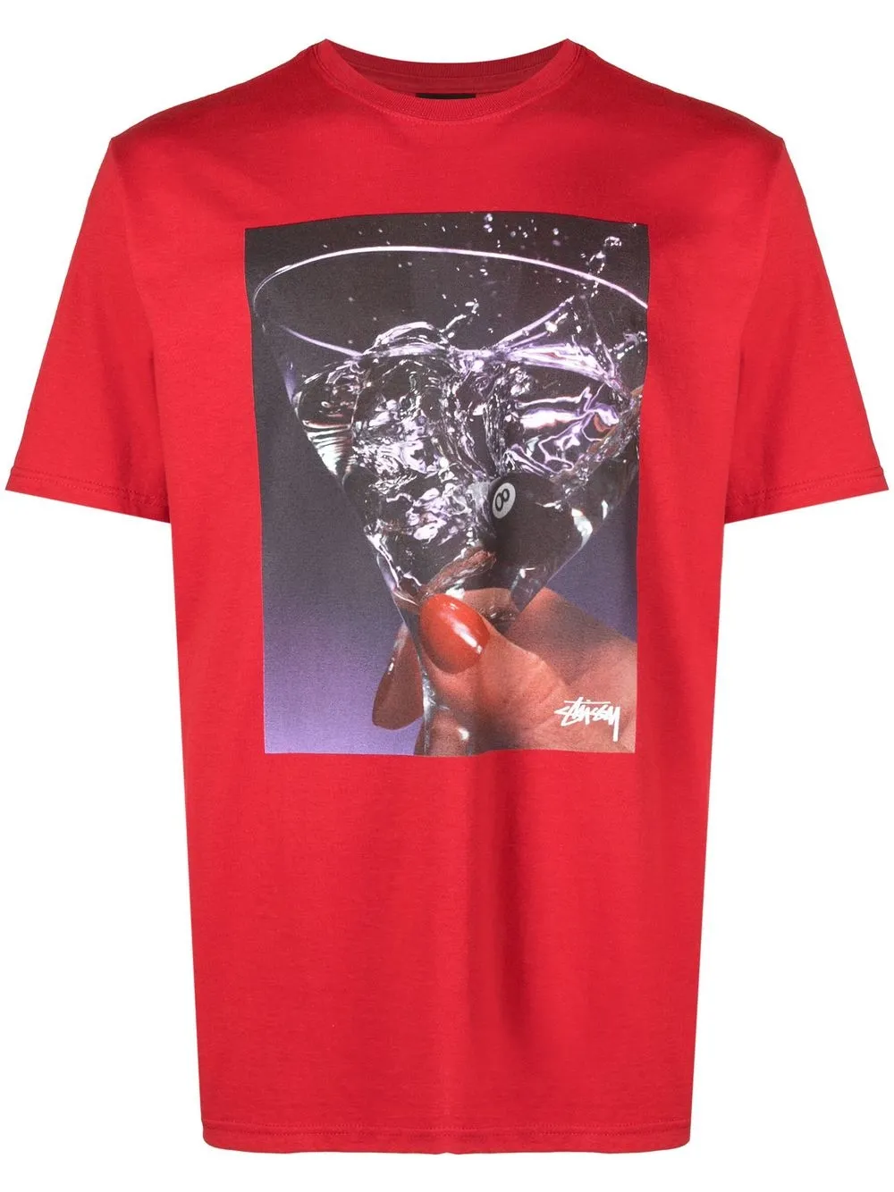 

Stüssy graphic-print T-shirt - Red