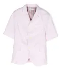 Thom Browne Kids short-sleeve sport coat - Pink