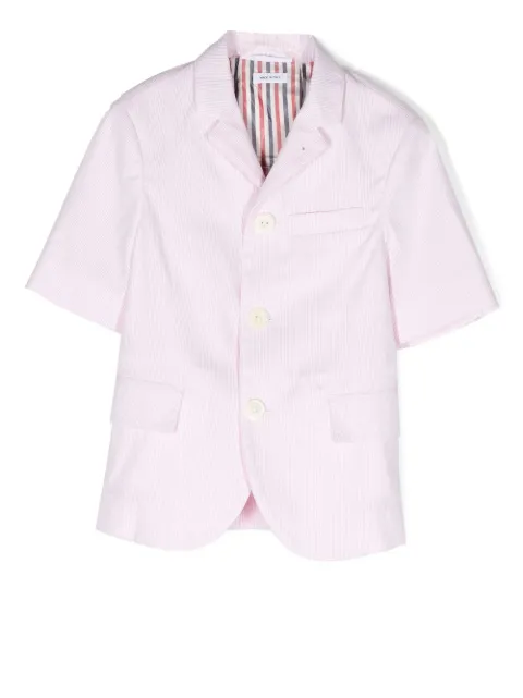 Thom Browne Kids abrigo deportivo en jacquard