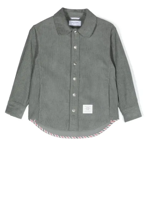 Thom Browne Kids Hemdjacke aus Cord