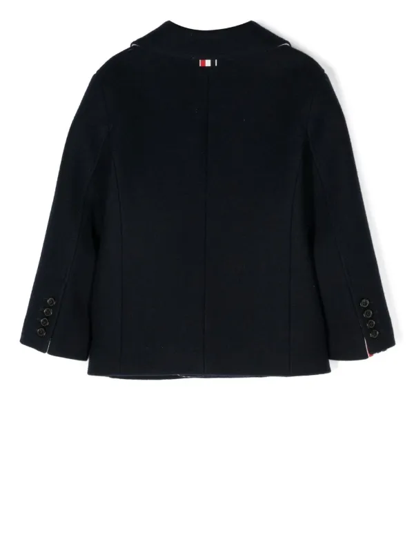 Thom Browne Kids ピーコート | ブルー | FARFETCH JP