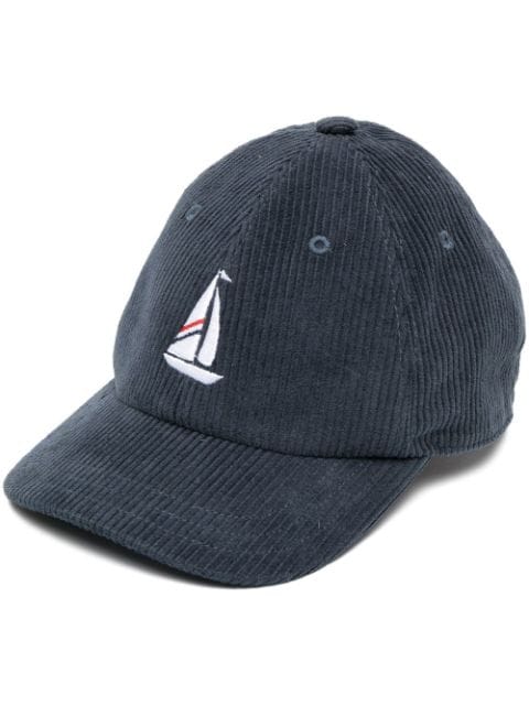 Thom Browne embroidered corduroy cap