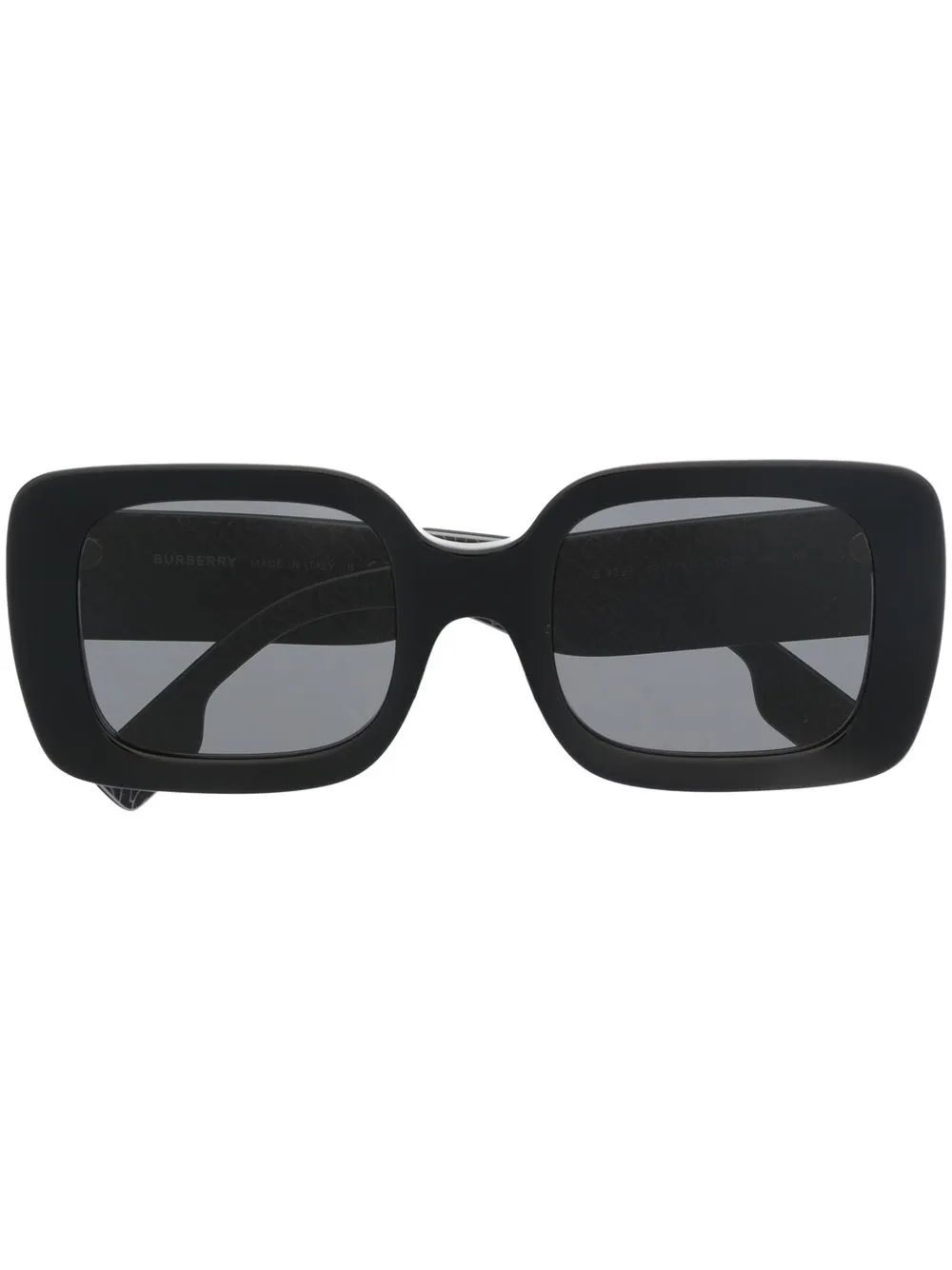 

Burberry Eyewear TB monogram square-frame sunglasses - Black