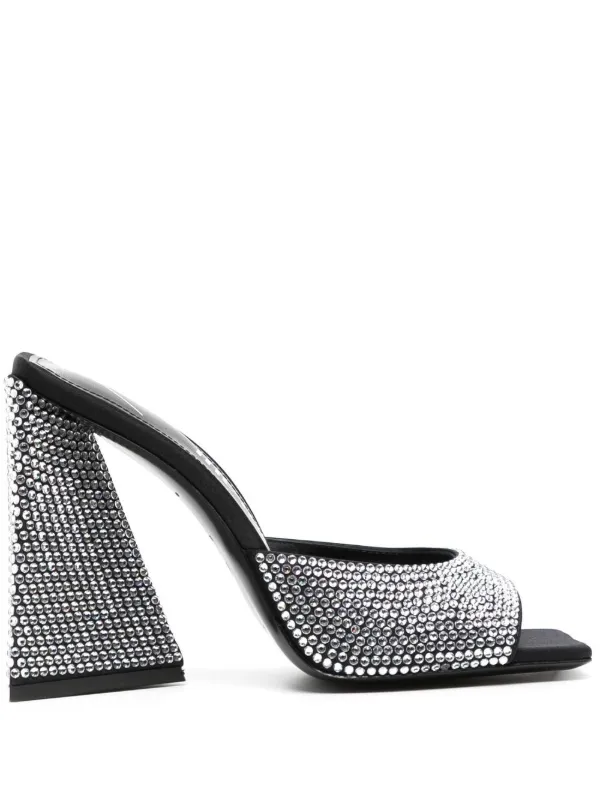 The Attico Devon Sandals in Black