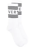 Versace 90s Vintage Logo socks - White