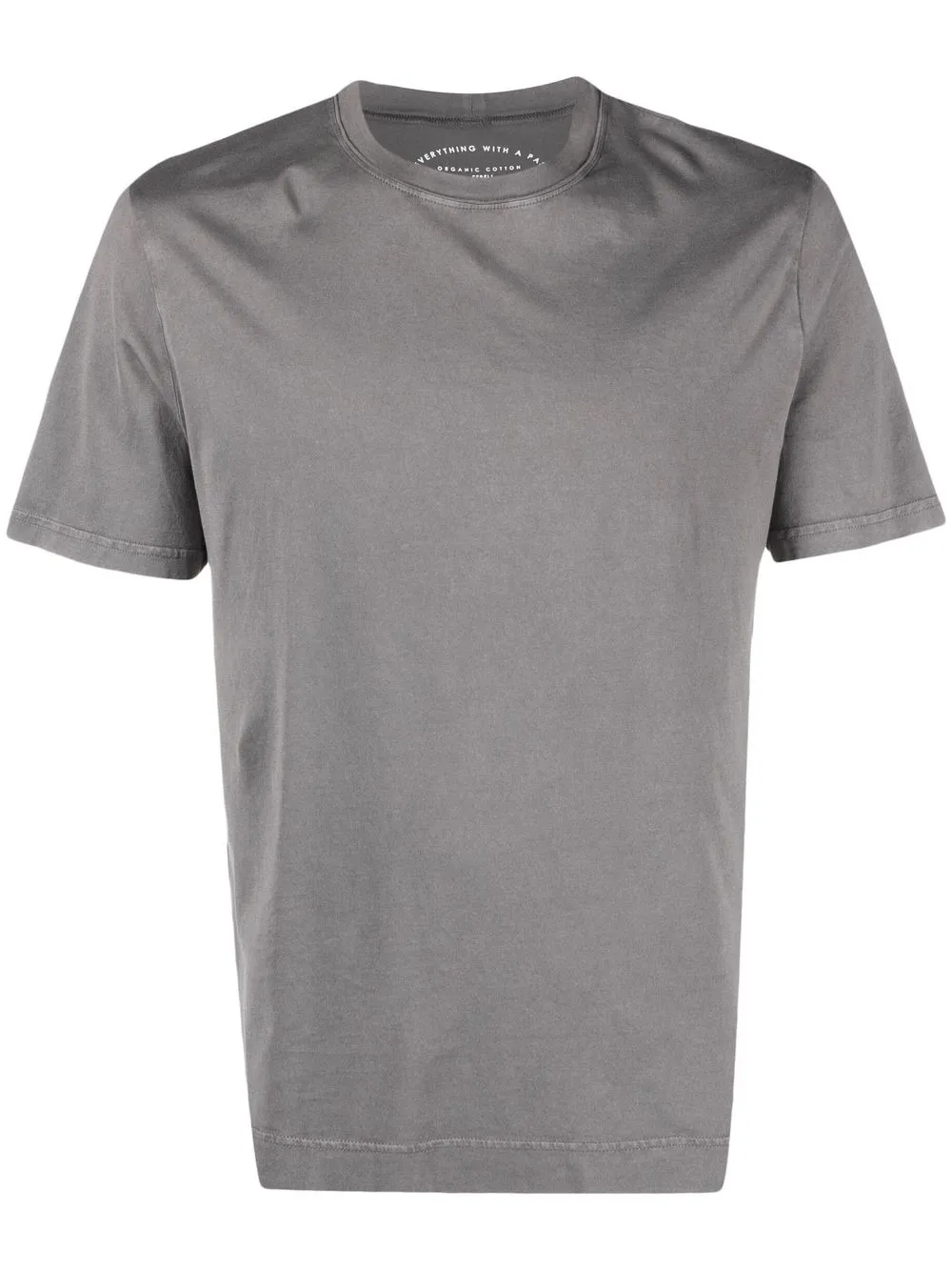 Fedeli Crew-neck Cotton T-shirt In Grey