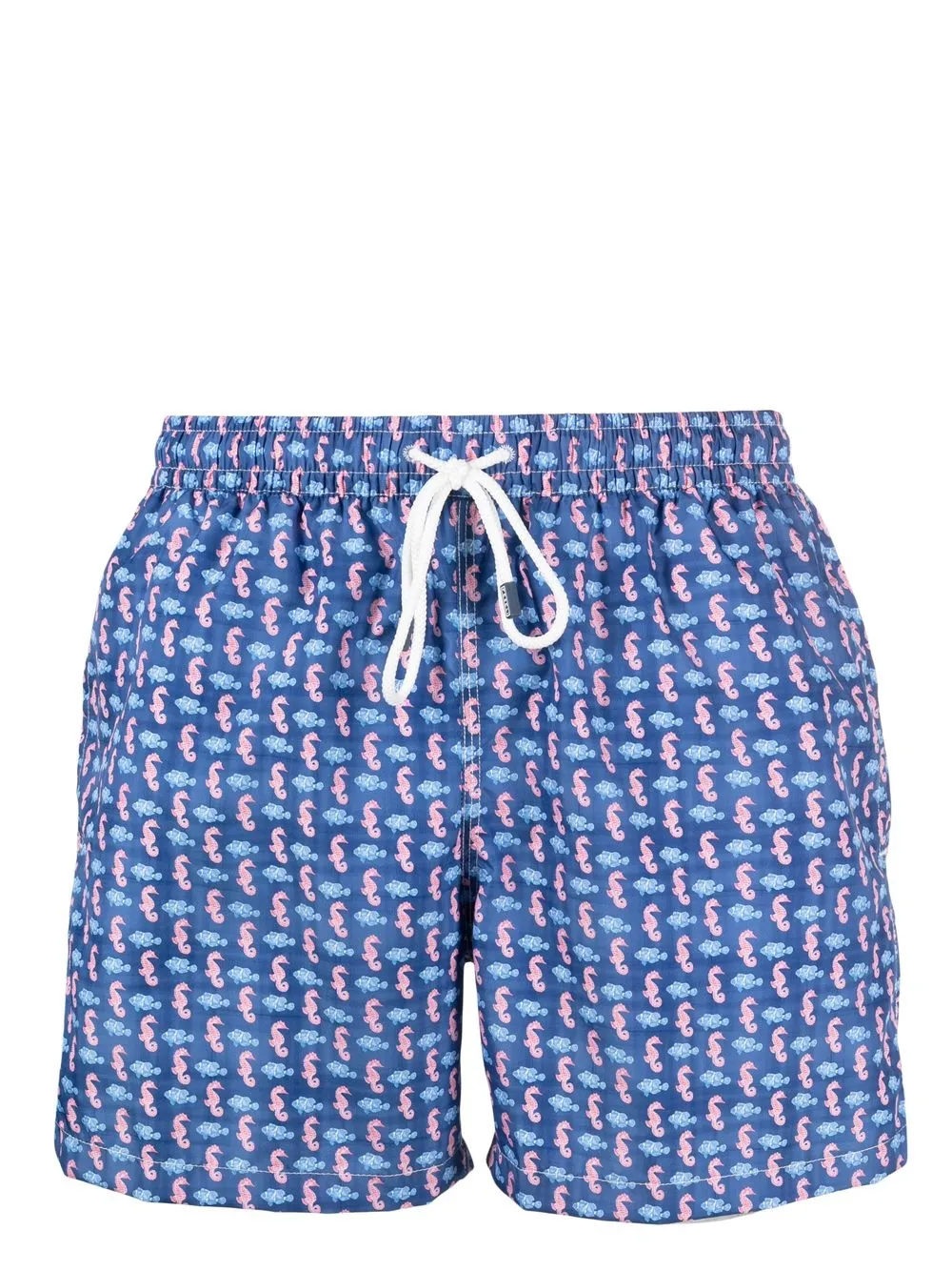 

Fedeli fish-print swim shorts - Blue