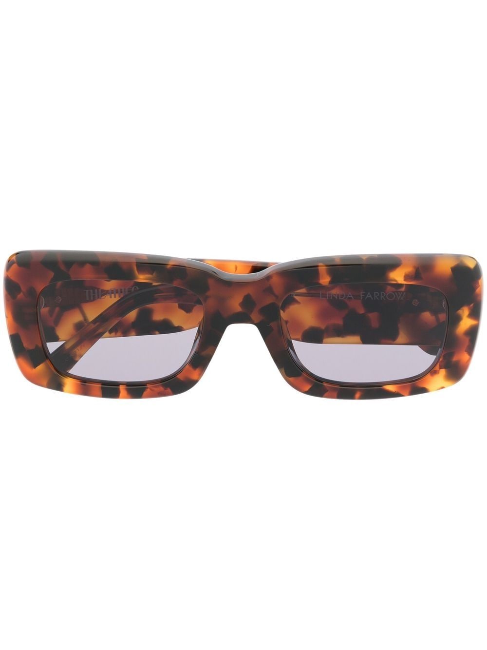Linda Farrow Tortoiseshell-frame Sunglasses In Brown