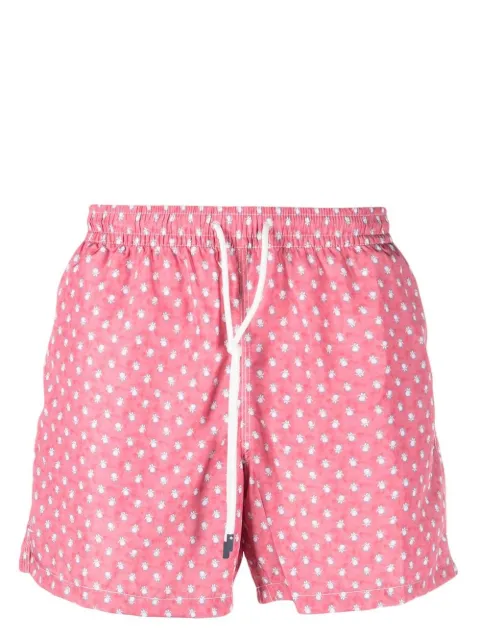 Fedeli penguin-print swim shorts