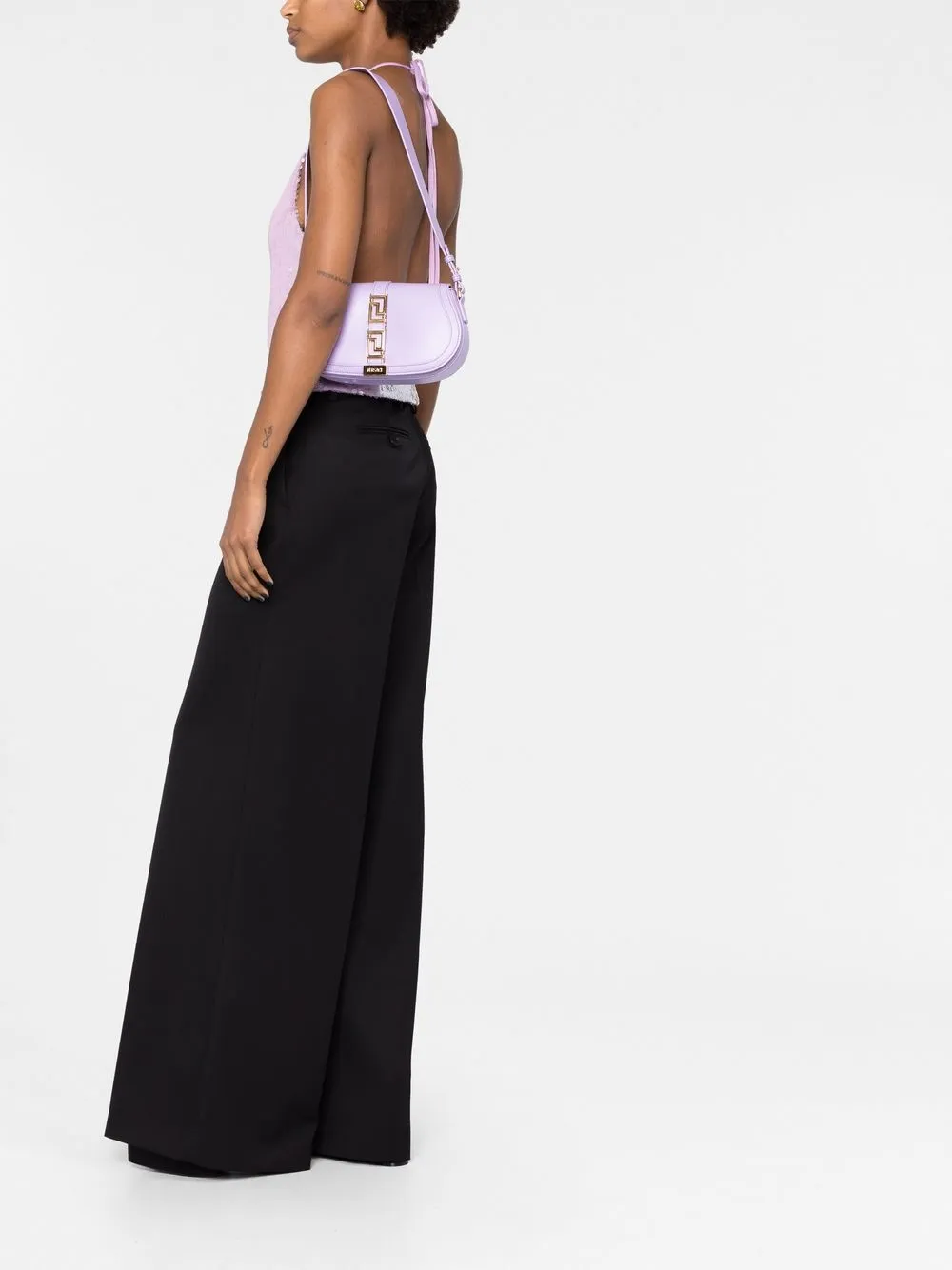 Versace Greca Goddess schoudertas - Paars