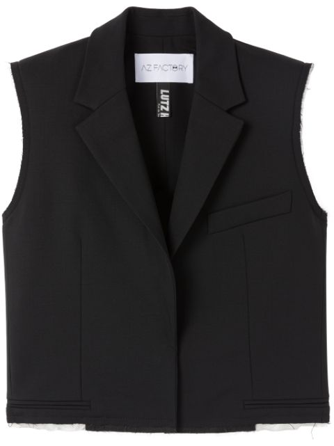 AZ FACTORY x Lutz Huelle Paul sleeveless tailored vest