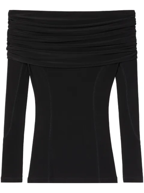 AZ FACTORY x Lutz Huelle Anne off-shoulder long-sleeve top