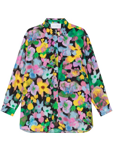 AZ FACTORY x Lutz Huelle Lounge floral-print shirt