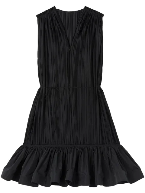 AZ FACTORY x Lutz Huelle Maleys ruffled plunge-neck midi dress