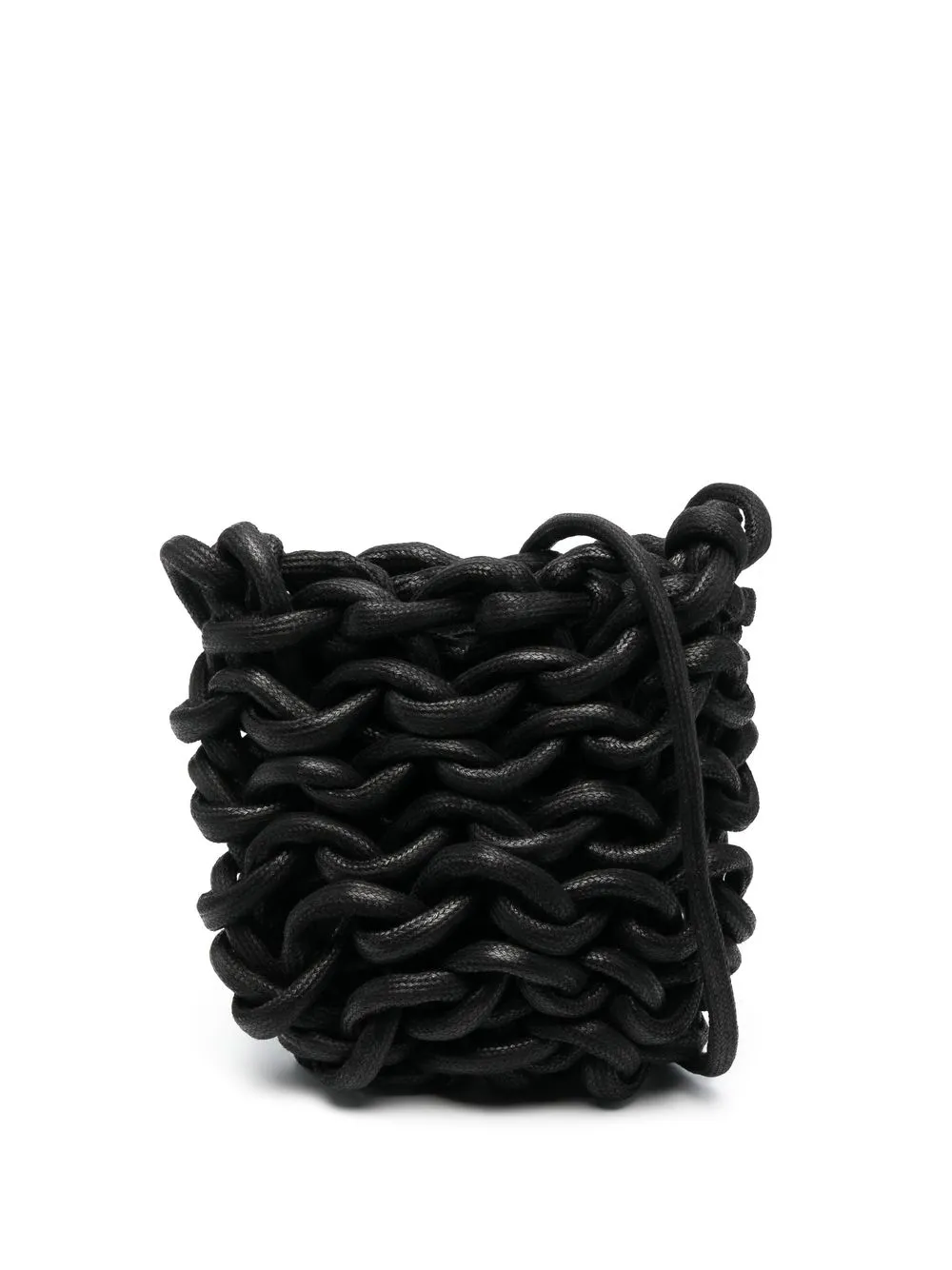 

Alienina rope-weave shoulder bag - Black