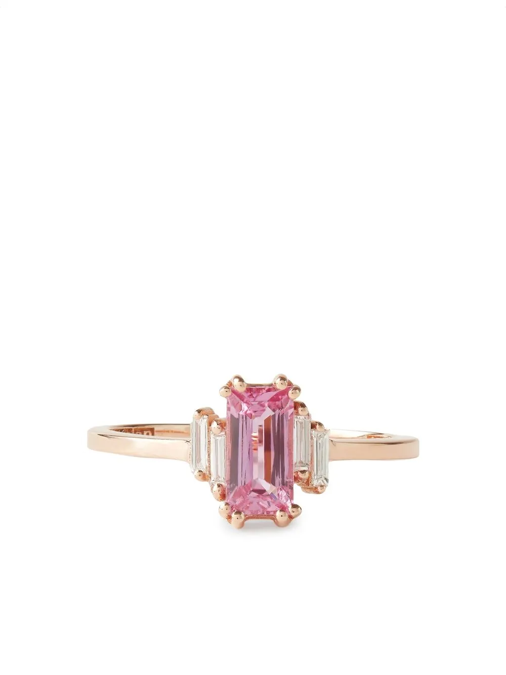 

Suzanne Kalan 18kt rose gold sapphire and diamond ring - Pink