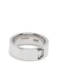 Suzanne Kalan 18kt white gold diamond wide band ring - Silver