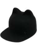 Maison Michel flat-brim baseball cap - Black