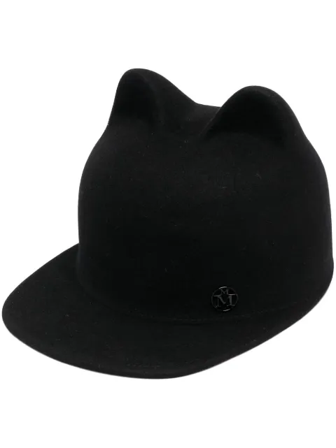 Maison Michel flat-brim baseball cap