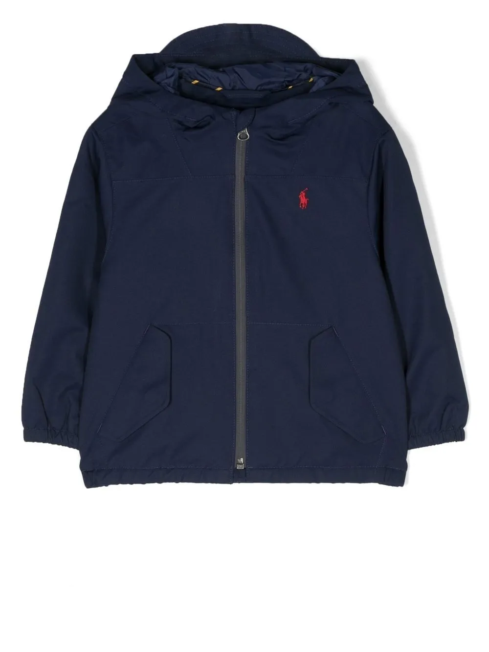 Polo Ralph Lauren Logo-embroidered Hooded Recycled-polyester Jacket 6-14 Years In Blue