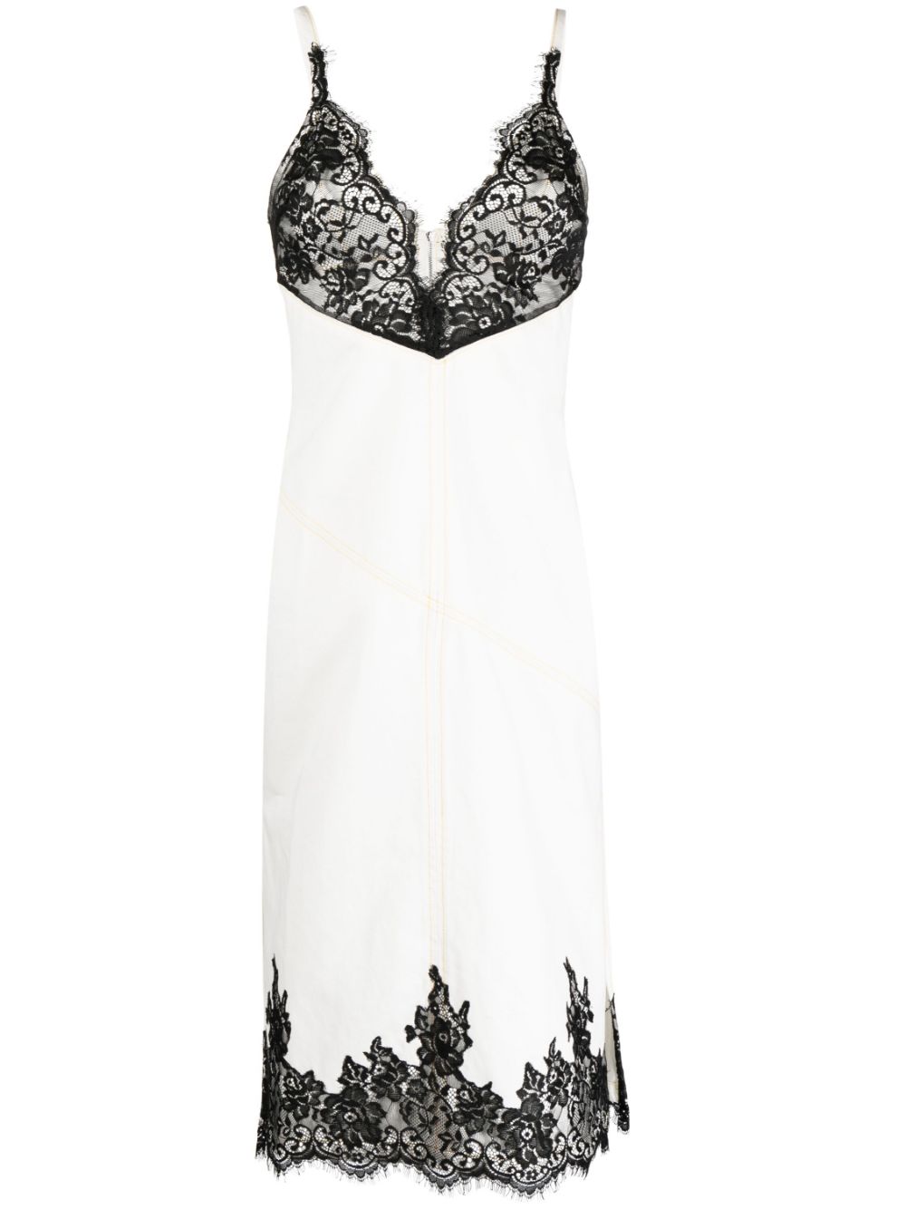 Shop 3.1 Phillip Lim / フィリップ リム Floral-lace Denim Dress In White