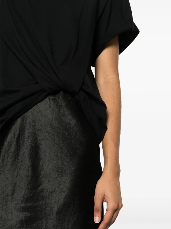 【31 PHILLIP LIM】Draped T-Shirt 3.1 Phillip Lim Draped T-shirt Slip Combo Dress | Black