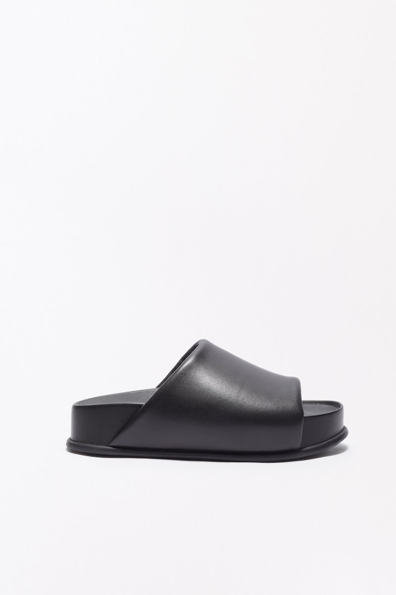 Freida Pillow Platform Slide-black #0 Freida Pillow Platform Slide, null- 0
