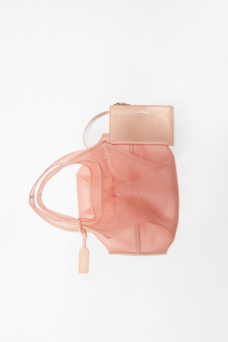 Mesh Market Tote-pink #1 Mesh Market Tote, FLAMINGO Synthetic->Polyester Mesh Market Tote from 3.1 Phillip Lim. - 3