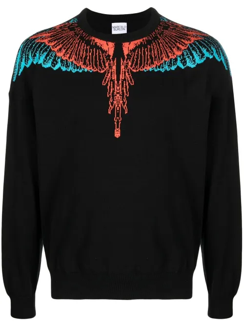 T-shirt Icon Wings à manches longues - Marcelo Burlon County of Milan - Modalova