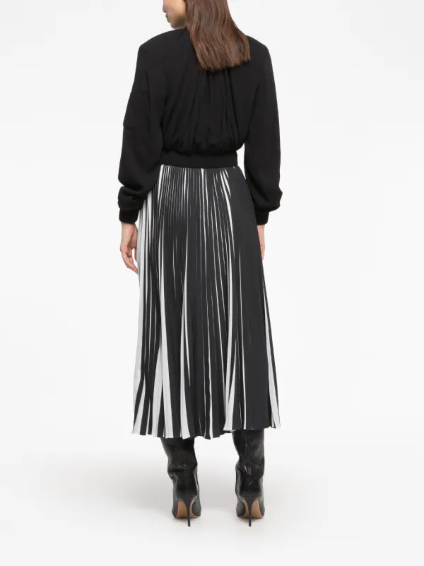 Silk midi outlet skirt 3d