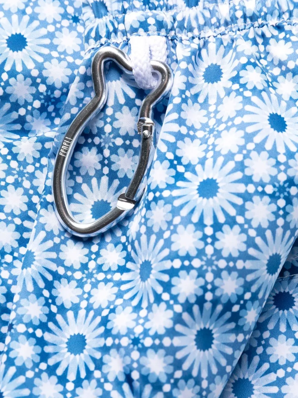  Fedeli Bañador Con Estampado Floral - Azul 