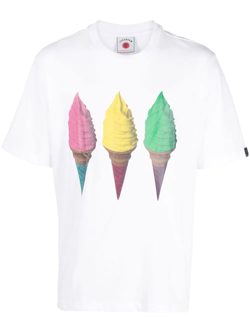 

ICECREAM playera manga corta con logo estampado - Blanco