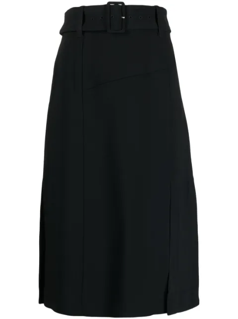 3.1 Phillip Lim belted-waist high-waisted skirt