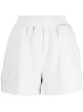 3.1 Phillip Lim panelled cotton track shorts - Grey