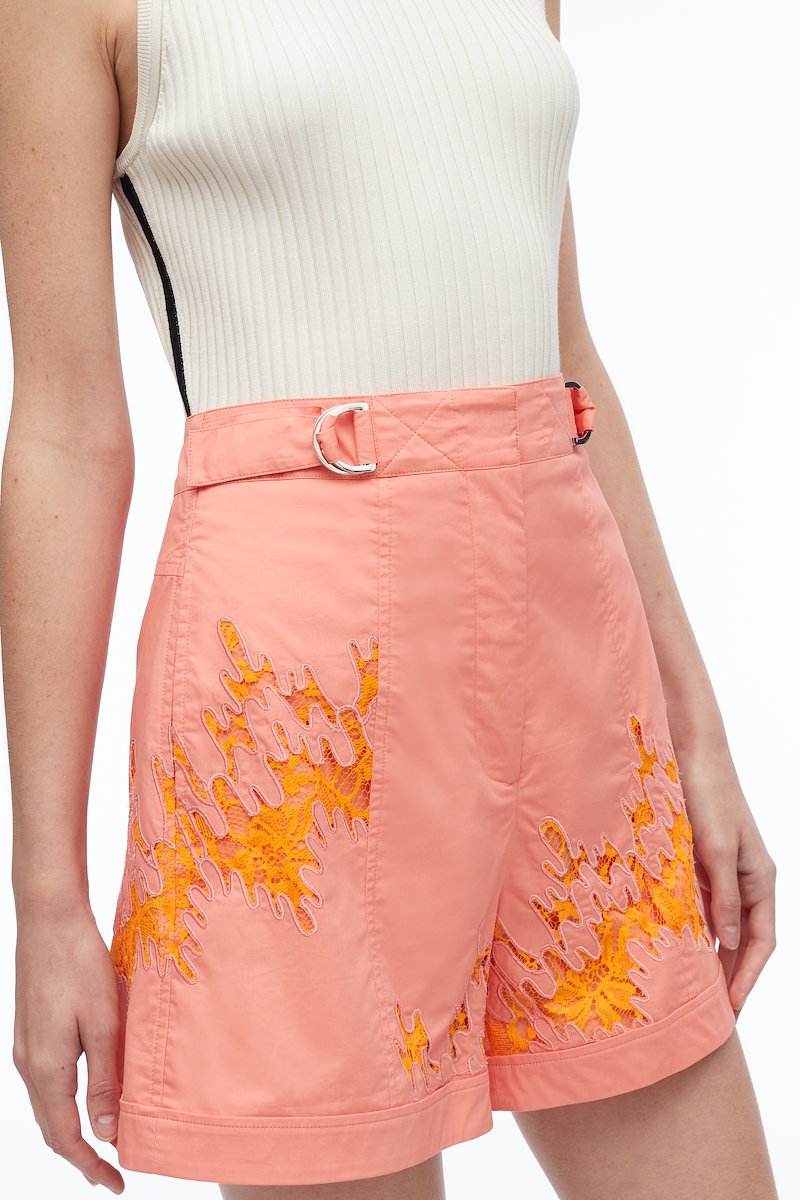 Squiggle Lace Short-pink #0 Squiggle Lace Short, null- 4